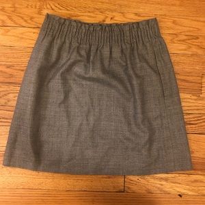 J Crew Factory Sidewalk Skirt, Grey, Size 4
